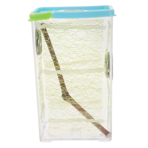 JOINPAYA 1 Set-Box Brutkasten Für Stabheuschrecken Springspinne-gehege-Set Fall Einer Reptilienzucht Spider-Terrarium-kit Springspinnengehege Zubehör Klarer Reptilfall Transparent Plastik von JOINPAYA