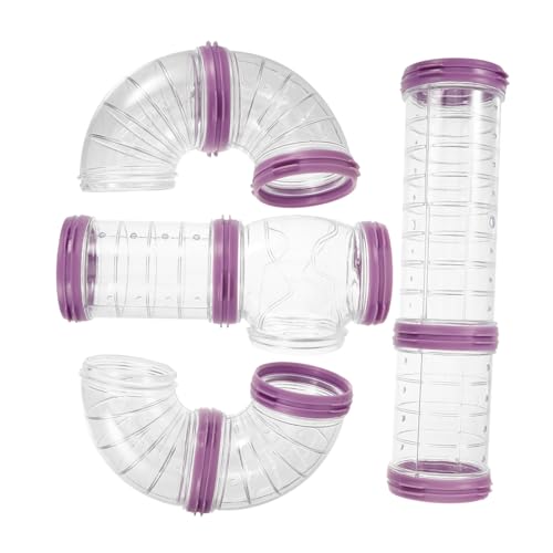 JOINPAYA 1Satz DIY Hamster Rohr Transparentes Hamstertunnel Zubehör aus Robustem für Innen und Außenkäfige Fördert Bewegung und Erkundung mit Flexiblen Röhren JOINPAYA 1Satz DIY Hamster Rohr Transparentes Hamstertunnel Zubehör aus Robustem für Innen und Außenkäfige Fördert Bewegung und Erkundung mit Flexiblen Röhren von JOINPAYA