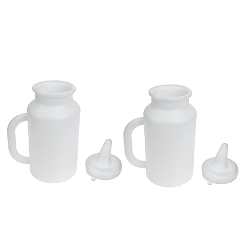 JOINPAYA Kälbermilchflasche 2 Stück Fütterungsflasche für Kätzchen Welpen und Haustiere Abnehmbarer Nippel Sicher und Tragbar 1.6L JOINPAYA Kälbermilchflasche 2 Stück Fütterungsflasche für Kätzchen Welpen und Haustiere Abnehmbarer Nippel Sicher und Tragbar 1.6L von JOINPAYA
