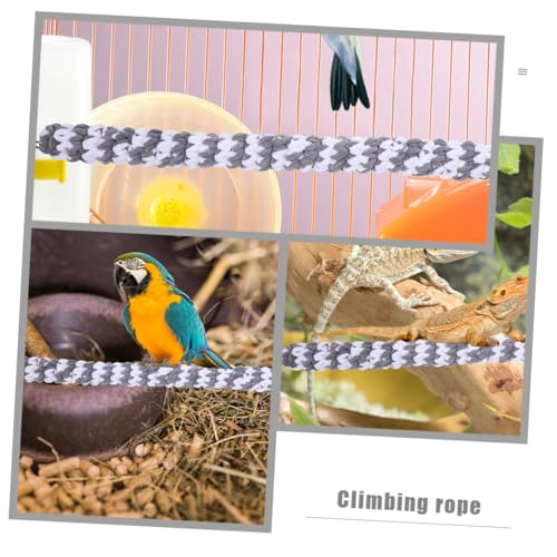 JOINPAYA 2 Stück Reptilien Kletterseil Baumwolle Strapazierfähig Terrarium Kletterspielzeug für Kleine Papageien Eidechsen Frösche und Chamäleons Zubehör JOINPAYA 2 Stück Reptilien Kletterseil Baumwolle Strapazierfähig Terrarium Kletterspielzeug für Kleine Papageien Eidechsen Frösche und Chamäleons Zubehör von JOINPAYA