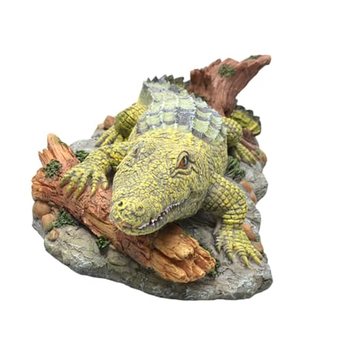 JOINPAYA Aquarium Dekoration Form Eines Krokodils Resin Ornament für Fischbehälter Natürliches Design Leicht und Kompakt für Aquarienlandschaften JOINPAYA Aquarium Dekoration Form Eines Krokodils Resin Ornament für Fischbehälter Natürliches Design Leicht und Kompakt für Aquarienlandschaften von JOINPAYA