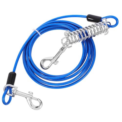JOINPAYA Hundeleine Hundeanbindeseil Hundestifthalterung Metall Drehkarabinerhaken Campingseil Robuste Schnalle Für Hunde Leinenclip Ersatz Strandleine Für Hunde Blaues JOINPAYA Hundeleine Hundeanbindeseil Hundestifthalterung Metall Drehkarabinerhaken Campingseil Robuste Schnalle Für Hunde Leinenclip Ersatz Strandleine Für Hunde Blaues von JOINPAYA