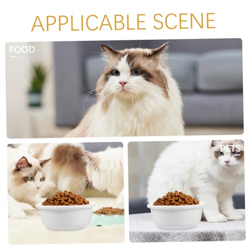JOINPAYA Keramik Katzenfutternapf mit Glatter Oberfläche Großer Kapazität Rutschfestem Boden Einfacher Geeignet für Katzen Kätzchen und Kleine Hunde Komfortables Fressen und Trinken JOINPAYA Keramik Katzenfutternapf mit Glatter Oberfläche Großer Kapazität Rutschfestem Boden Einfacher Geeignet für Katzen Kätzchen und Kleine Hunde Komfortables Fressen und Trinken von JOINPAYA