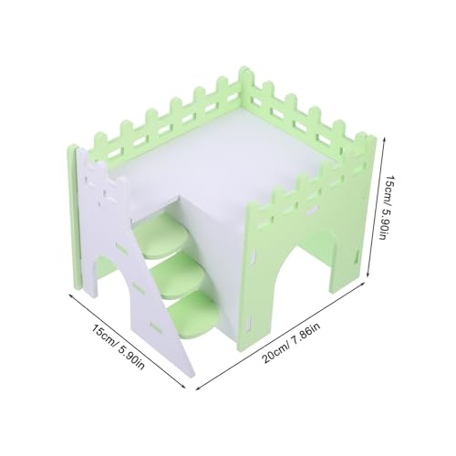 JOINPAYA Kleintier Villa Haus mit Rampe Buntes Hamster und Meerschweinchen Versteck Gemütliches Nest für Kleine Nagetiere Komfortables Rückzugsort für Ratten und Hamster JOINPAYA Kleintier Villa Haus mit Rampe Buntes Hamster und Meerschweinchen Versteck Gemütliches Nest für Kleine Nagetiere Komfortables Rückzugsort für Ratten und Hamster von JOINPAYA