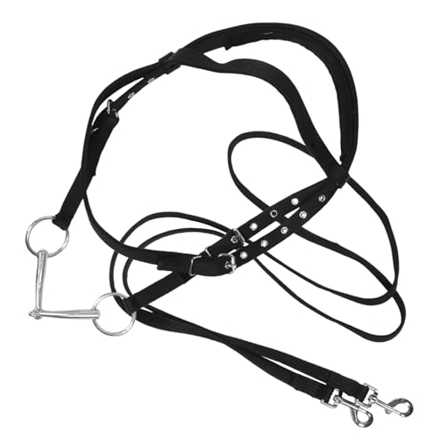 JOINPAYA Reiterrollen Pferdehalfter aus Seil Englische Zäume für Pferde Halfter für Pferde Pferdestallbedarf Strickhalfter Seilhalfter Pferdeseil Halfterpferd Nylon Black JOINPAYA Reiterrollen Pferdehalfter aus Seil Englische Zäume für Pferde Halfter für Pferde Pferdestallbedarf Strickhalfter Seilhalfter Pferdeseil Halfterpferd Nylon Black von JOINPAYA