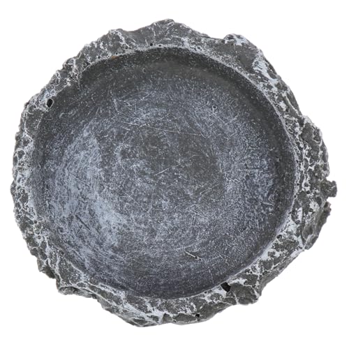 JOINPAYA Reptilien Futter und Wassernapf aus Robustem Material mit Natürlicher Steinoptik Multifunktionaler Futterspender für Schildkröten und Schlangen Kleiner Terrariennapf für Sicheres JOINPAYA Reptilien Futter und Wassernapf aus Robustem Material mit Natürlicher Steinoptik Multifunktionaler Futterspender für Schildkröten und Schlangen Kleiner Terrariennapf für Sicheres von JOINPAYA