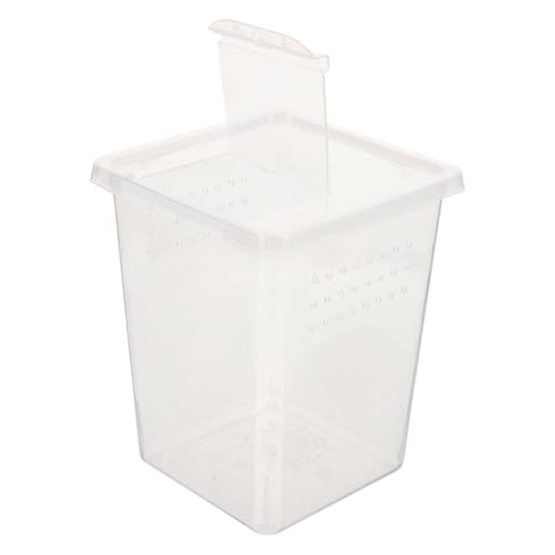 JOINPAYA Transparente Reptilienfutterbox Leichte Zuchtbox für Spinnen und Insekten Atmungsaktiv mit Stabilem für Terrarien und Heimtierhaltung JOINPAYA Transparente Reptilienfutterbox Leichte Zuchtbox für Spinnen und Insekten Atmungsaktiv mit Stabilem für Terrarien und Heimtierhaltung von JOINPAYA