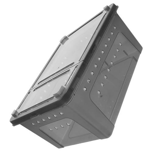 Reptilien Zuchtbox aus Atmungsaktiver Futterbehälter für Kleine für Spinnen und Geckos Langlebig und Transparentes Design Reptilien Zuchtbox aus Atmungsaktiver Futterbehälter für Kleine für Spinnen und Geckos Langlebig und Transparentes Design von JOINPAYA