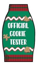 Jollidays Pets Official Cookie Tester Ugly Pullover, Grün, Größe XL von JOLLIDAYS