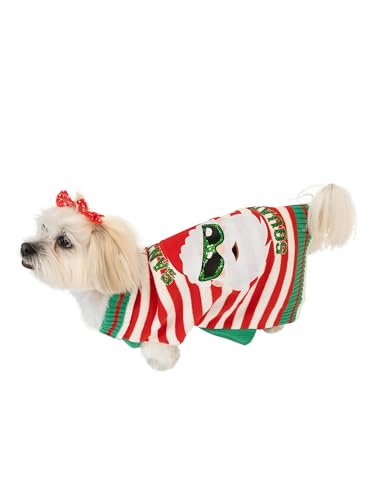 Jollidays Pets Santa Squad Ugly Pullover, Rot, Größe M von JOLLIDAYS