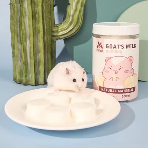 JONSANTYGFRY Hamsterfutter Ziegenmilchpudding Futter für kleine Nagetiere von JONSANTYGFRY