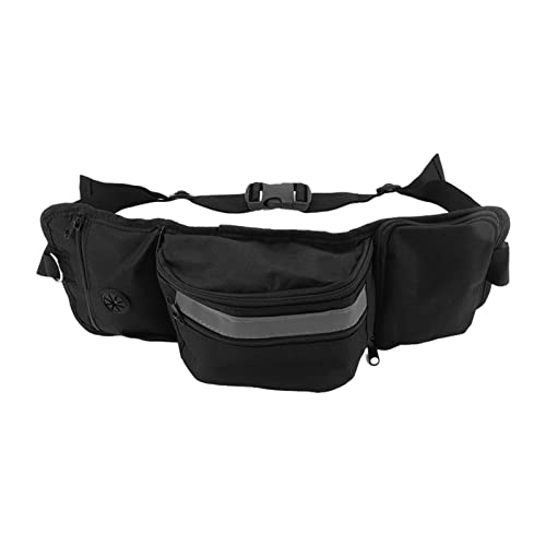 Haustier-Trainings-Hüfttasche, Polyester, Mehrere Taschen, Abnehmbare Snack-Tasche, Hunde-Leckerli-Trainingstasche, Haustier-Knabbereien-Leckerli-Snack-Tasche, (Schwarz) von JOROBURO