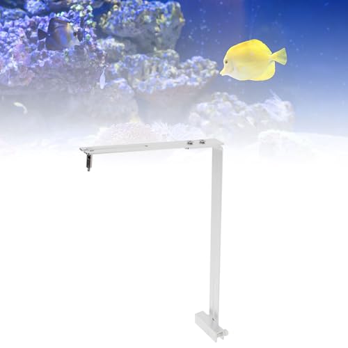 JOROBURO Aquarium-Lichthalterung, Aluminiumlegierung, Höhenverstellbar, Vielseitiger, Stilvoller Look, Aquarium-Lichtständerhalter, Transparenter Acryl-Aquarium-LED-Licht-Riser-Ständer von JOROBURO