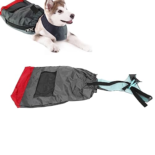 Drag Bag für Gelähmte Haustiere, Strapazierfähige, Verschleißfeste Oxford-Stoff-Walking Drag Bag Schützt Brust und Gliedmaßen von Haustieren, Indoor-Hunderollstuhl-Alternative (L) von JOROBURO