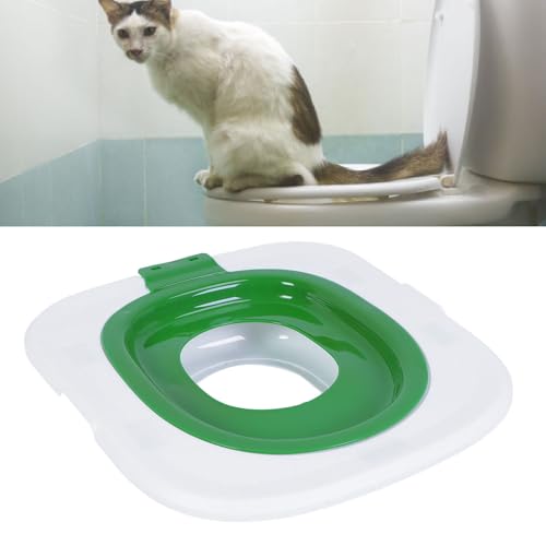 JOROBURO Katzentoiletten-Trainingsset, Wiederverwendbares Katzentoiletten-Trainer-Urinal, Abnehmbares Haustier-Toiletten-Trainingssystem, Professioneller Katzen-Urinal-Sitztrainer für die von JOROBURO