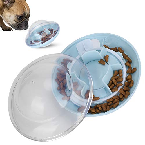JOROBURO Leckerli-Ball für Hunde, Haustier, Katze, Hund, Slow-Food-Futterspielzeug, Ball, Interaktives Hundespielzeug, Hunde-Langsam-Futternapf, Hunde-Puzzle-Spielzeug, (Blau) von JOROBURO