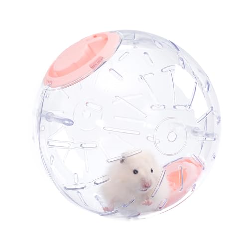 5,9 Zoll Hamsterball Laufball Spielzeug Transparent Atmungsaktiv Förderung Übung Gesundheit Reduzieren Stress Leicht zu Reinigen Hamster Zubehör für Syrischer Zwerghamster Rennmäuse Mäuse Kleine von JOUSONTY