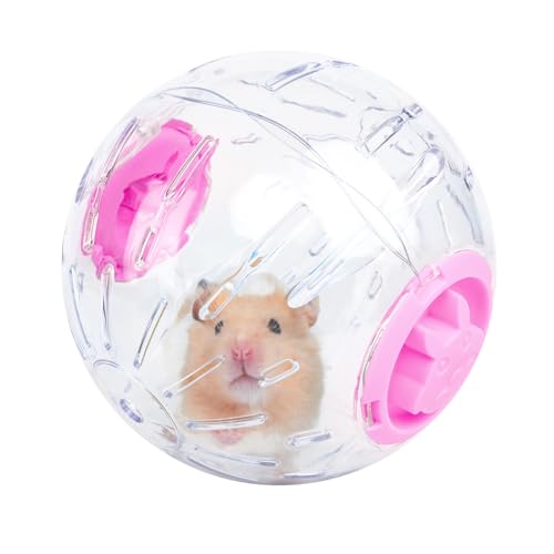 JOUSONTY Hamster-Laufball, 12,4 cm, klein, Rosa von JOUSONTY