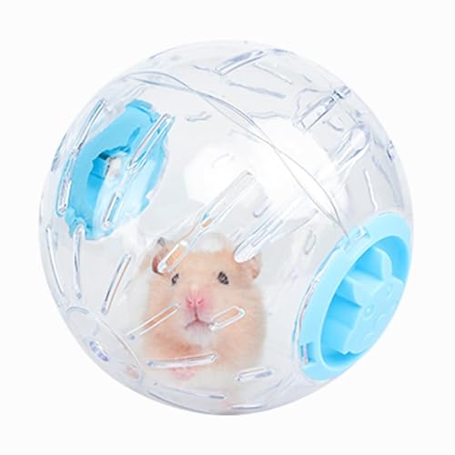 JOUSONTY Hamster-Laufball, 12,4 cm, klein, blau von JOUSONTY