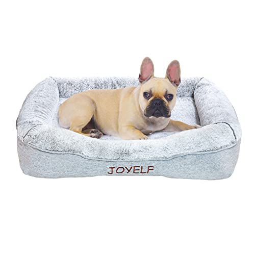 JOYELF Small Memory Foam Hundebett Orthopädisches Hundebett & Sofa mit abnehmbarem, waschbarem Bezug und abnehmbarer Matte von JOYELF