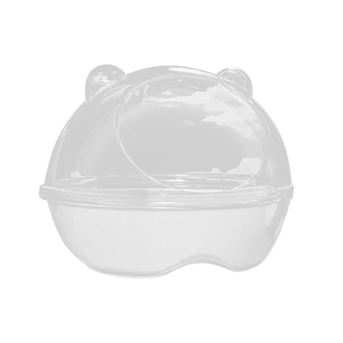 JOYIAL Hamster Badewanne, Hamster Sandbadbox Hamster-Badewanne, Hamster-Badezimmer, Hamster Bad, Hamster Badewanne Box (11 x 11 x 8.8cm) von JOYIAL