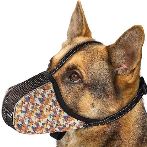 JOYPAWS Maulkorb für Hunde extra großer Rassen, um Beißen, Kauen und Bellen zu verhindern, weicher Air-Mesh-Maulkorb, reflektierend, verstellbar, vollständige Abdeckung, für Fellpflege, Schnitzen, von JOYPAWS