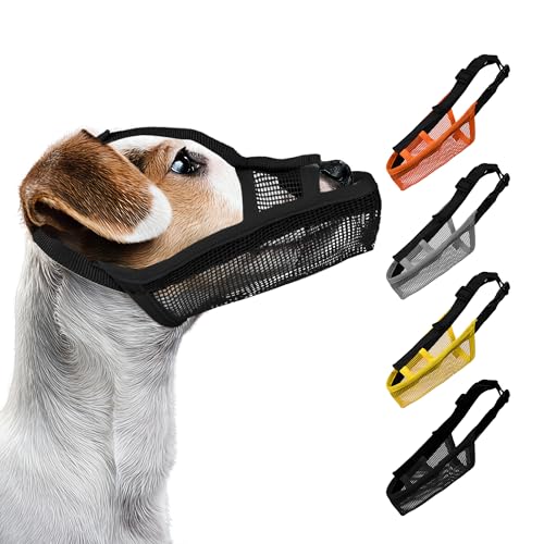JOYPAWS Weicher Maulkorb für kleine, mittelgroße und große Hunde, lange Schnauze, atmungsaktiv, luftdurchlässig, trinkbar, Haustiermaulkorb gegen Beißen, Kauen mit verstellbaren Riemen, Anti-Bellen JOYPAWS Weicher Maulkorb für kleine, mittelgroße und große Hunde, lange Schnauze, atmungsaktiv, luftdurchlässig, trinkbar, Haustiermaulkorb gegen Beißen, Kauen mit verstellbaren Riemen, Anti-Bellen von JOYPAWS