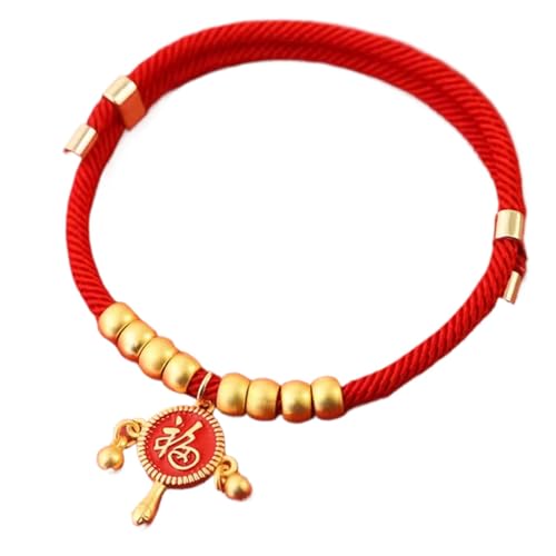 Chinesisches Neujahrskatzenhalsband Haustier Halsband Halskette Jahr der Schlange Halskette mit Schloss oder Rassel Happiness Gold verstellbar für Picc Hunde von JPSDOWS