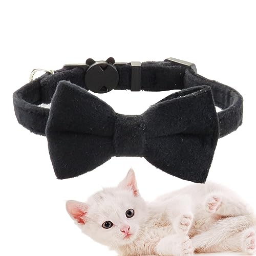 Hundehalsband mit Fliege - Nicht reizendes Haustierhalsband für Hunde und Katzen - Dekoratives Zubehör für Hunde und Katzen für Reisen, Fotografie, Zuhause, Hochzeit, Spaziergang von JPSDOWS