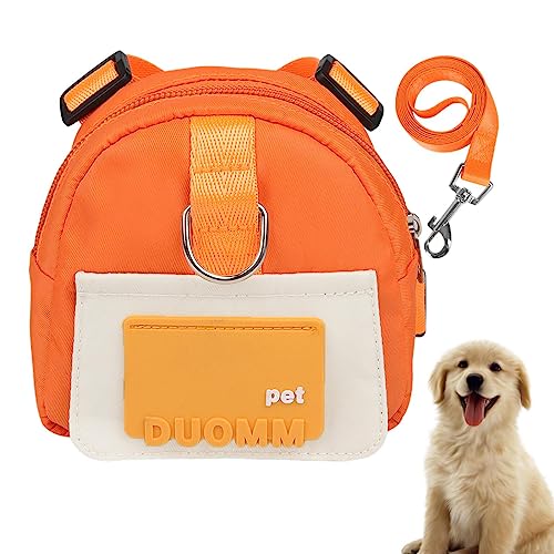 JPSDOWS Rucksack für Hunde,Hunderucksack zum Wandern | Schultasche für Welpen, Doppel-D- -Design, wasserdichter Twill-Stoff für Samojeden, Golden Retriever von JPSDOWS