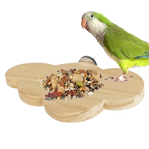 Vogelsitzstangen für Vogelkäfige | Vogelsitzstangen aus Holz für Käfige - Multifunktionaler Vogelkäfig stabil, leicht zu reinigendes Spielzeug mit Papageienschrauben von JPSDOWS