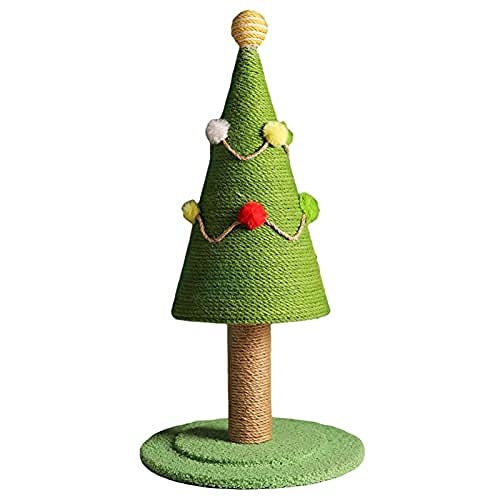 Katzenkratzbaum Haustier Spielzeug Stabiler Vertikaler Weihnachtsbaum Katzen Kratzspielzeug Kompatibel mit Weihnachten von JQTOP