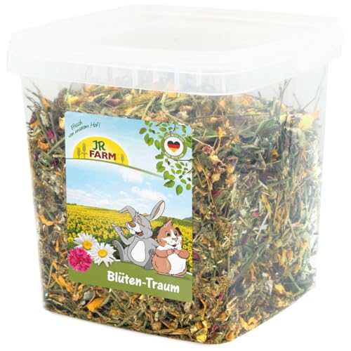 JR Farm Blüten-Traum 380 g im Eimer (Kräuter für Zwergkaninchen und Nager, Ergänzungsfuttermittel) von JR FARM GmbH