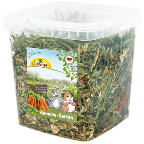 JR Farm Gemüse-Garten 600 g im Eimer (Kräuter für Zwergkaninchen und Nager, Ergänzungsfuttermittel) von JR FARM GmbH