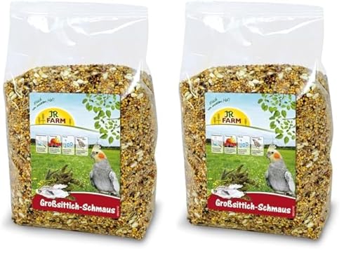 JR FARM Birds Großsittich-Schmaus 1 kg (Packung mit 2) von JR Farm