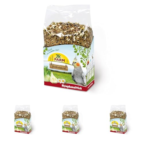 JR FARM Birds Individual Nymphensittich 1kg (Packung mit 4) von JR Farm