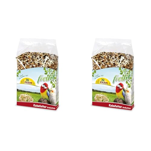 JR FARM Birds Keimfutter Großsittich 1 kg (Packung mit 2) von JR Farm