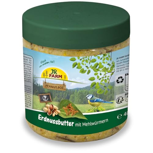 JR FARM Garden PPot Erdnussbutter Mehlwürmer 400g von JR Farm