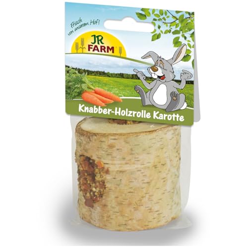 JR FARM Knabber-Holzrolle Karotte 150 g von JR Farm