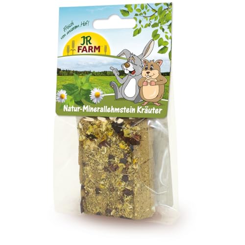 JR FARM Natur-Minerallehmstein Kräuter 100 g von JR Farm