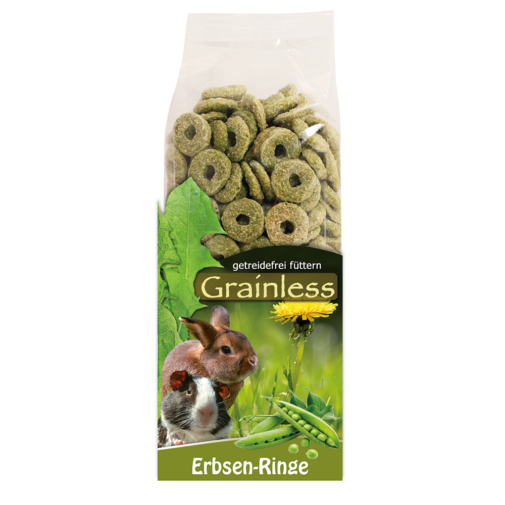 JR Farm Grainless Erbsen-Ringe  - 3 x 500 g von JR Farm