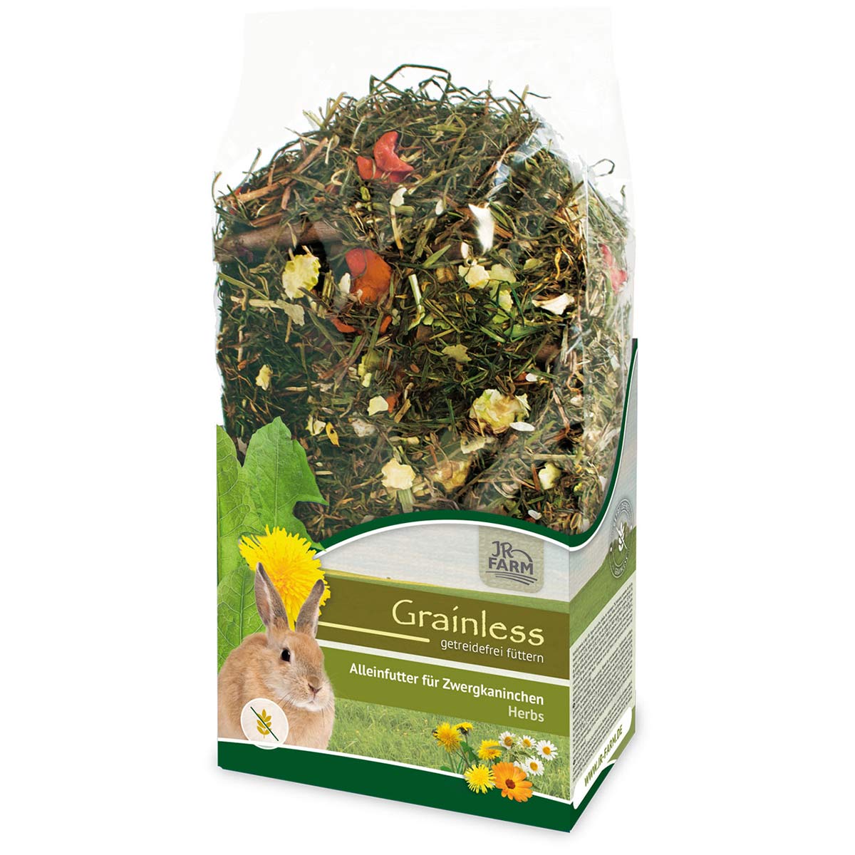 JR Farm Grainless Herbs Zwergkaninchen 400g von JR Farm