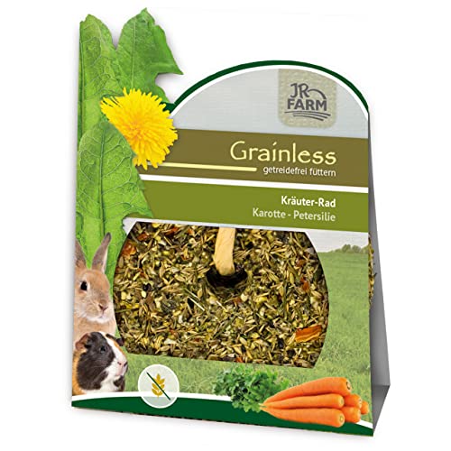 JR Farm Grainless Kräuter-Rad Karotte-Peters. | 4X 140g Nager von JR Farm