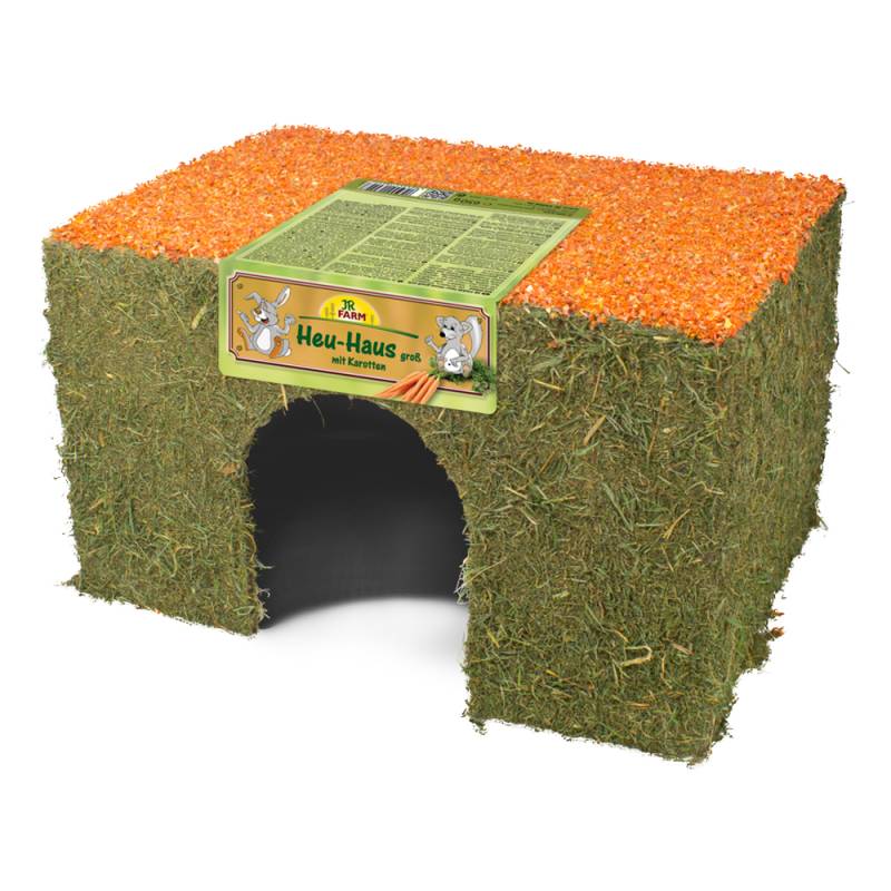 JR Farm Heu-Haus Karotte - 2 Stück - groß (600 g) von JR Farm