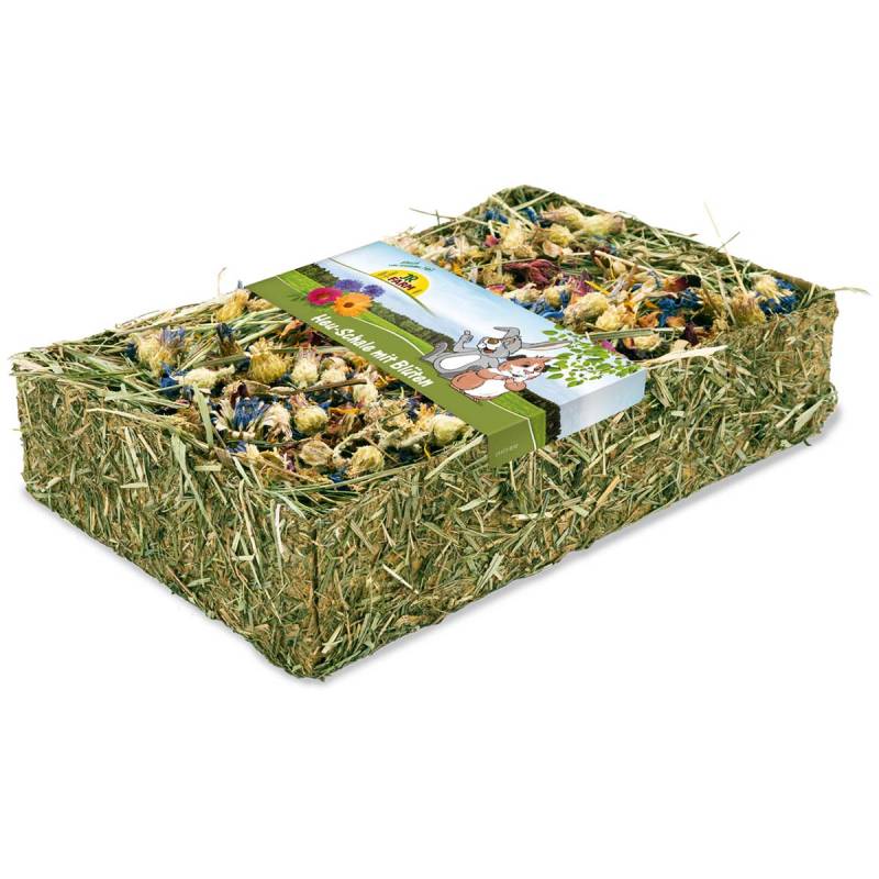 JR Farm Heu-Schale mit Blüten 100g von JR Farm