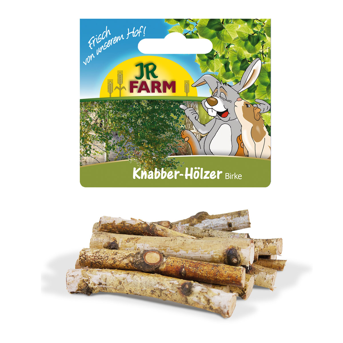 JR Farm Knabber-Hölzer Birke für Nager 40g von JR Farm