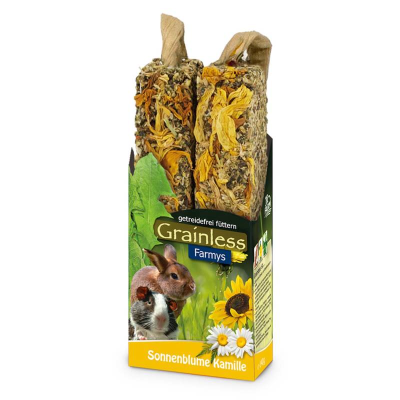 JR Farm Nagersnack Grainless Farmys Sonnenblume-Kamille 140g von JR Farm