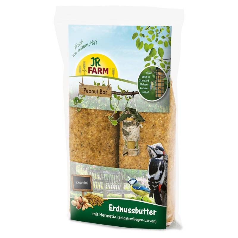 JR Farm Peanut Bar Erdnussbutter mit Soldatenfliegen 2x700g von JR Farm