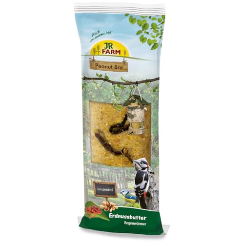 JR FARM Garden PBar Erdnussbutter Regenwürmer 350g von JR Farm