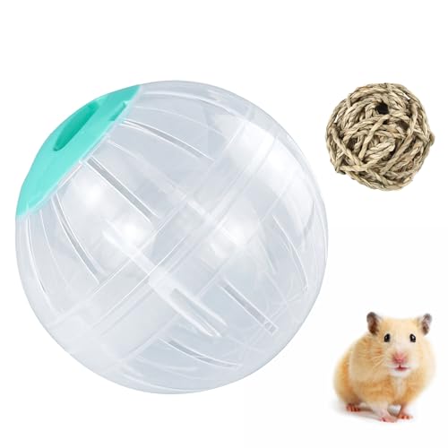 JRSHIRLEYLTD 14.5cm Hamster Spielzeug Transparent, Hamster Run Ball, Laufkugel für Hamster & Mäuse, Hamsterrad Übungsball Kunststoff,Hamsterkugel für Rennmaus,Nagerspielzeug zum Laufen JRSHIRLEYLTD 14.5cm Hamster Spielzeug Transparent, Hamster Run Ball, Laufkugel für Hamster & Mäuse, Hamsterrad Übungsball Kunststoff,Hamsterkugel für Rennmaus,Nagerspielzeug zum Laufen von JRSHIRLEYLTD